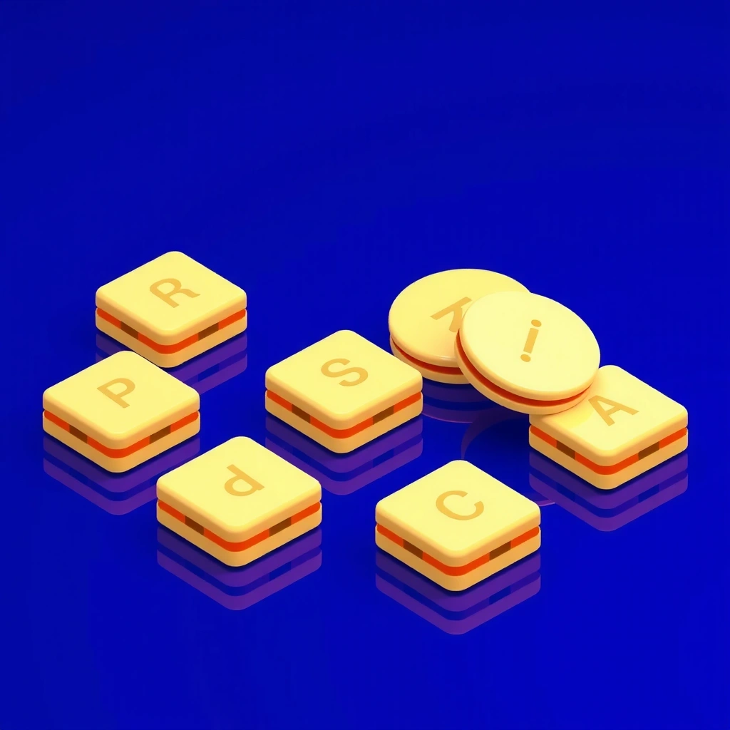 Digital cookies illustration