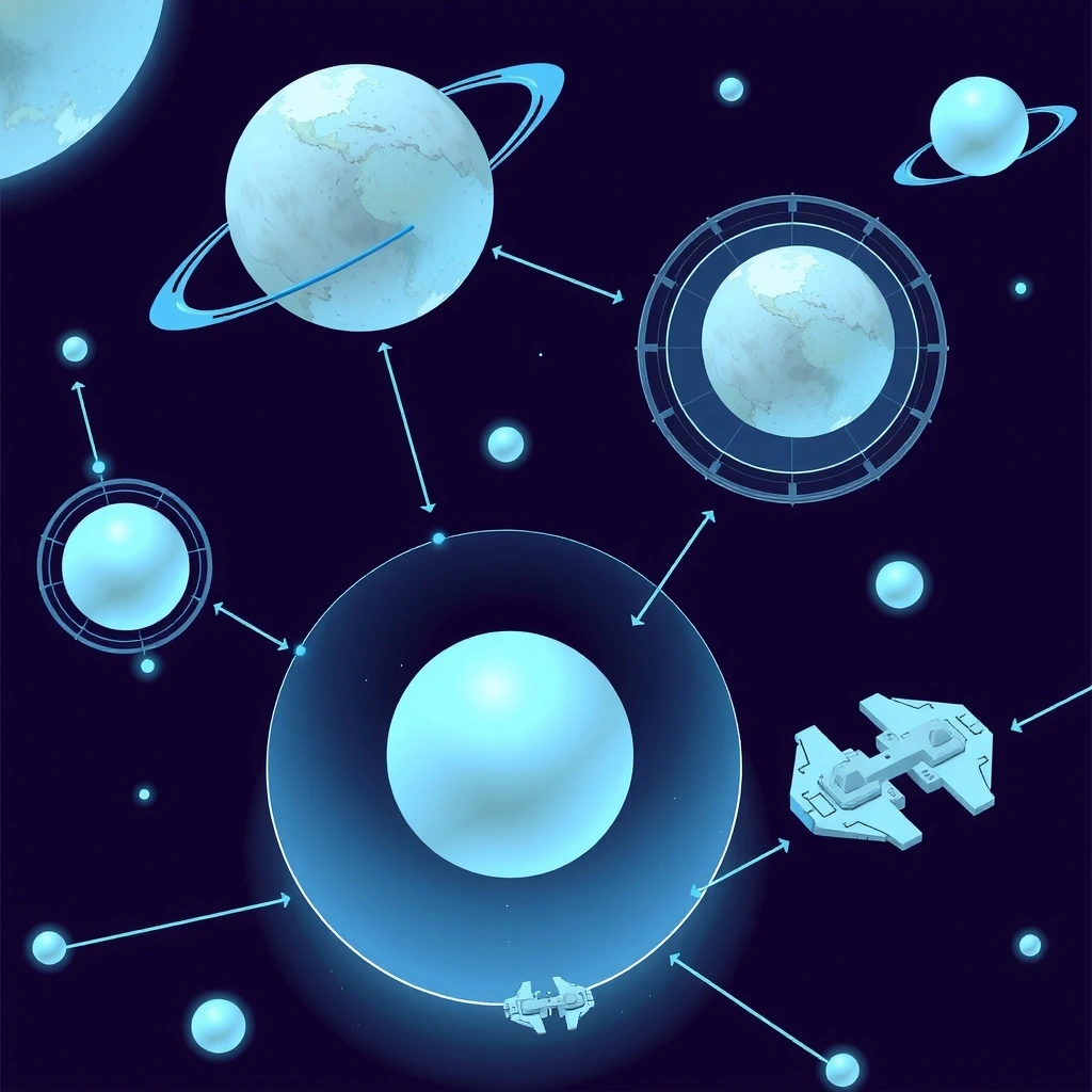 Cosmic Economy game interface